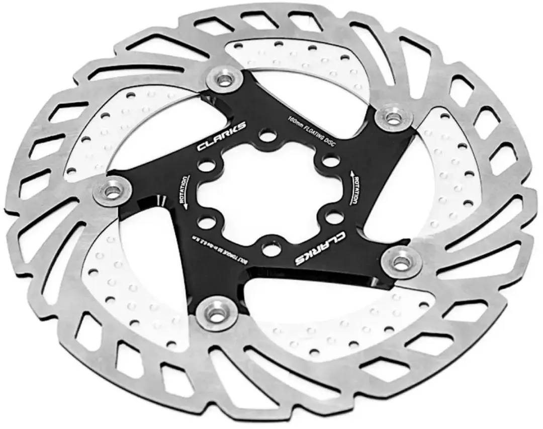 Clarks CFR-11FA Remschijf 160mm - 6 Bouten - Zilver