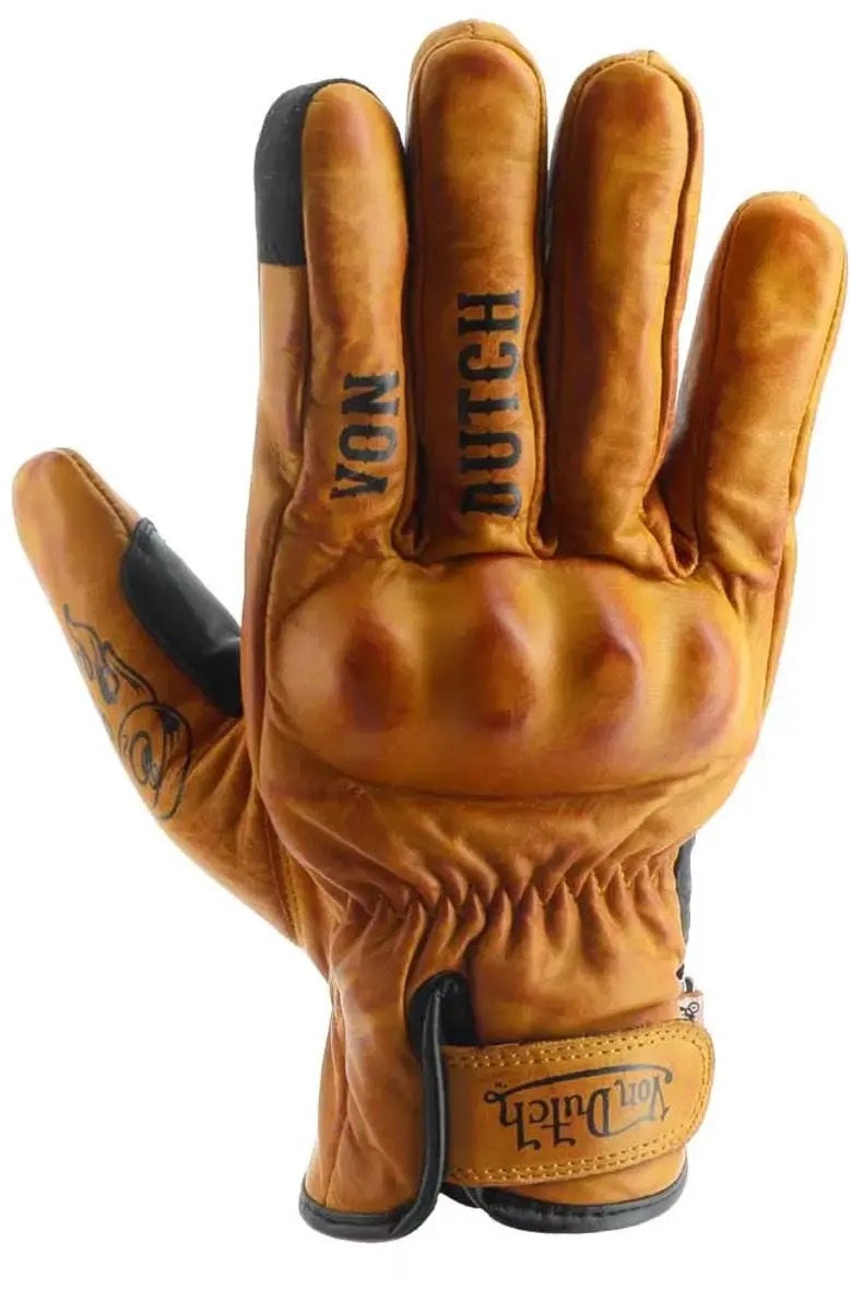 Von Dutch Flash Leren Handschoenen