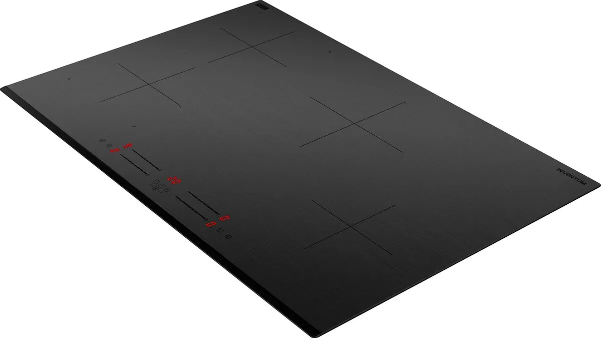 Inventum IKI7735MAT Inbouw Inductiekookplaat 7,6kW - 4 Zones - Mat Zwart