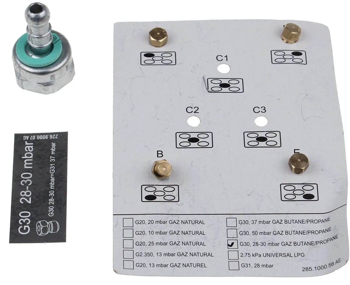 Beko Inspuitstukken Butaan G30 KIT 4431100184