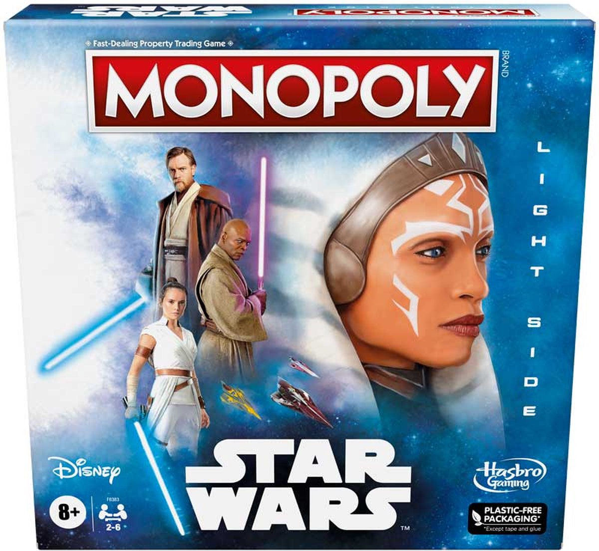 Hasbro Monopoly Star Wars Light Side - Bordspel voor 8+ jaar - Engels