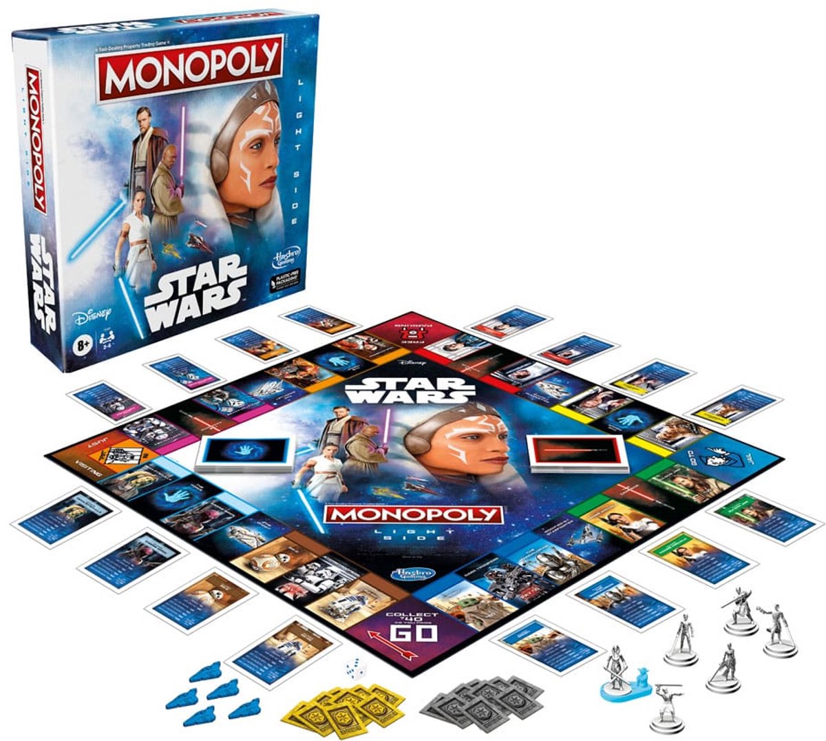 Hasbro Monopoly Star Wars Light Side - Bordspel voor 8+ jaar - Engels