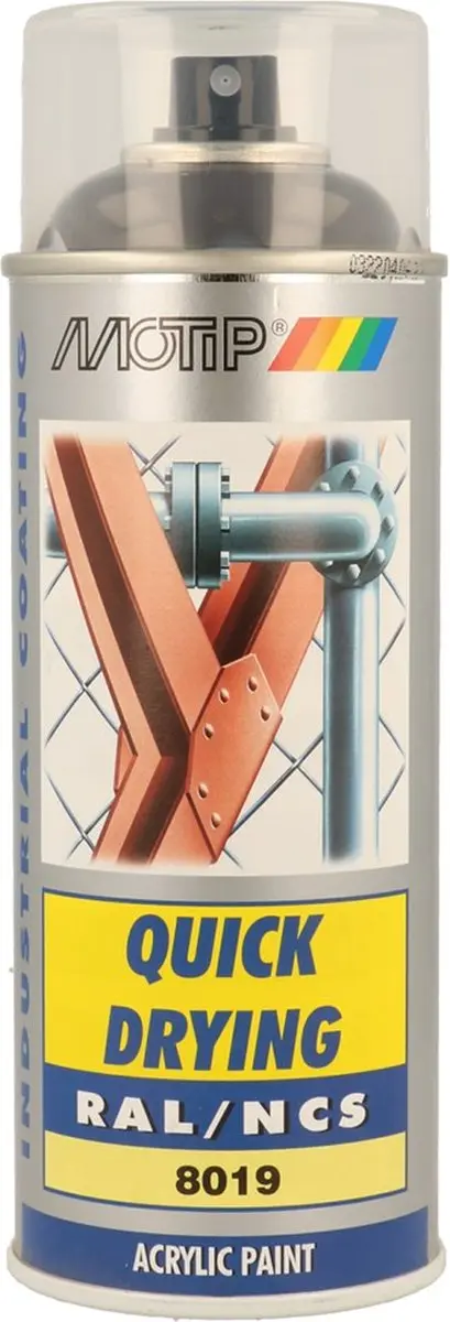 Motip Acryllak Hoogglans RAL 8019