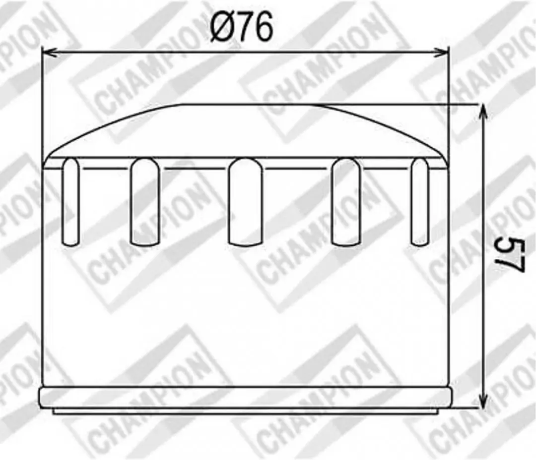 Champion Oliefilter Piaggio MP3 400 LT 2009-2012