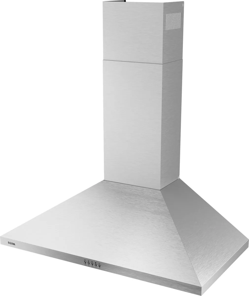 Etna AP491RVS Schouwkap 90cm - 446m³/u - 3 standen - 2 LED spots