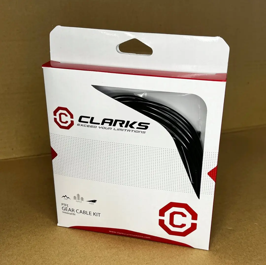 Clarks Teflon PTFE Kabelset Versnelling - Universeel - Zwart