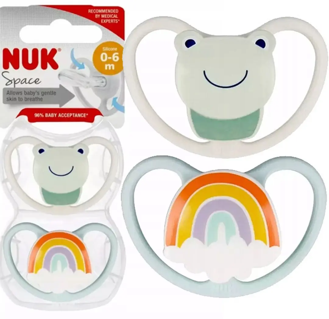 NUK Space Siliconen Speen 0-6m