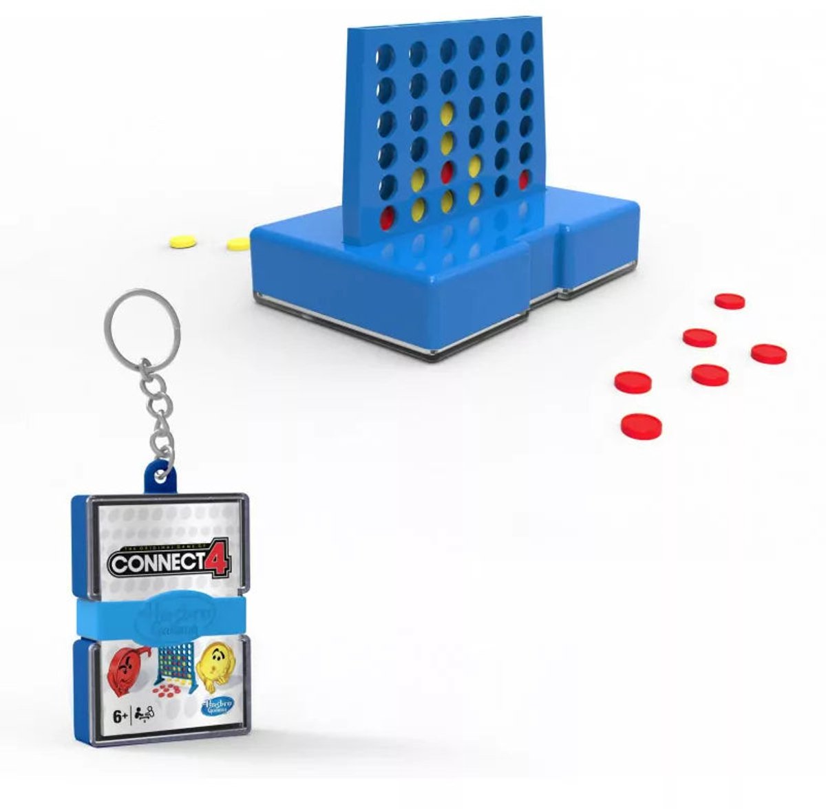 Mini spel sleutelhanger - Connect 4/ vier op een rij