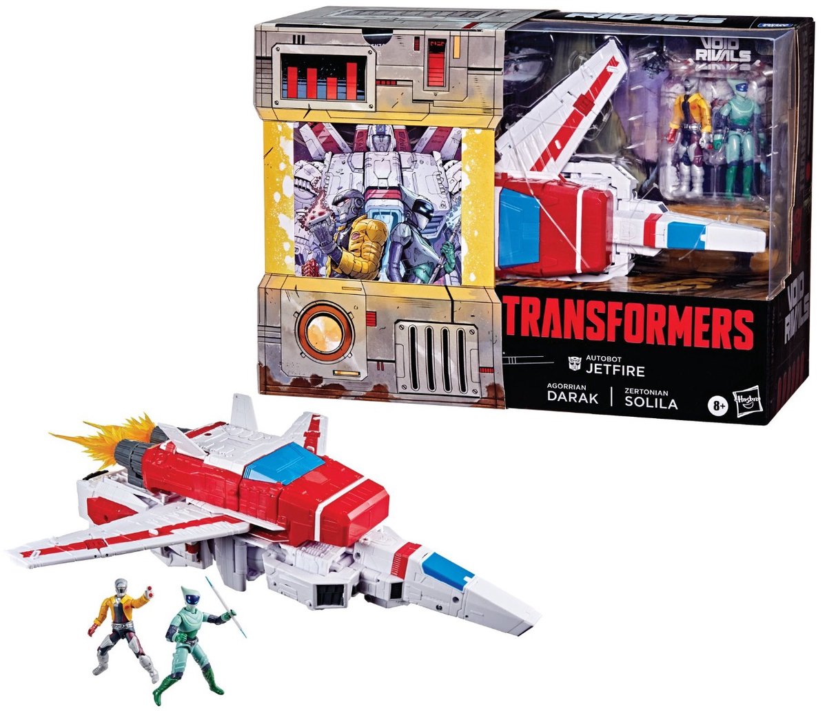 Transformers Void Rivals Jetfire Zertonian Solila and Agorrian Darak