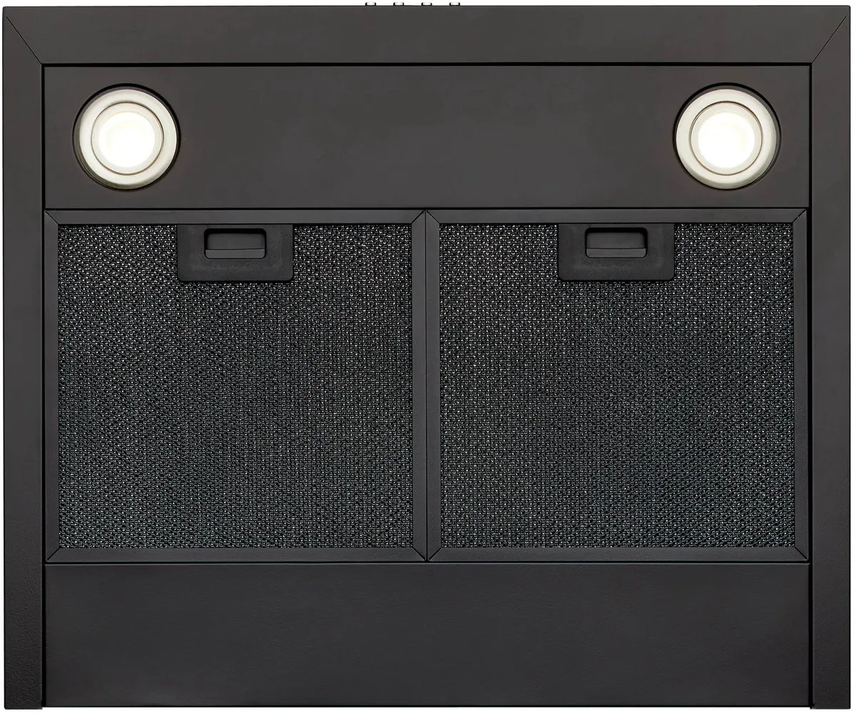 Inventum AKB6005ZWA Wandafzuigkap 60cm - 630m³/h - 3 standen - Zwart
