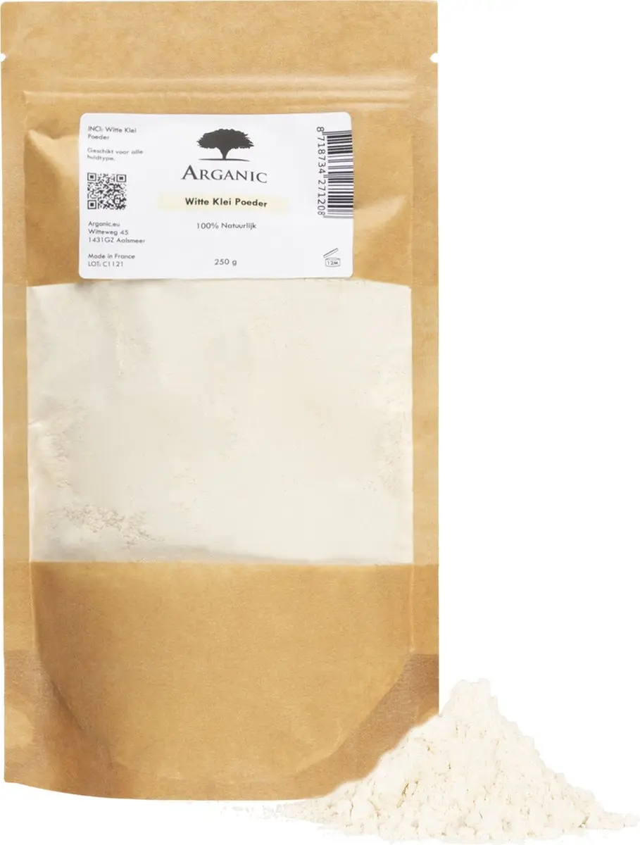 Arganic Witte Kleipoeder 250g