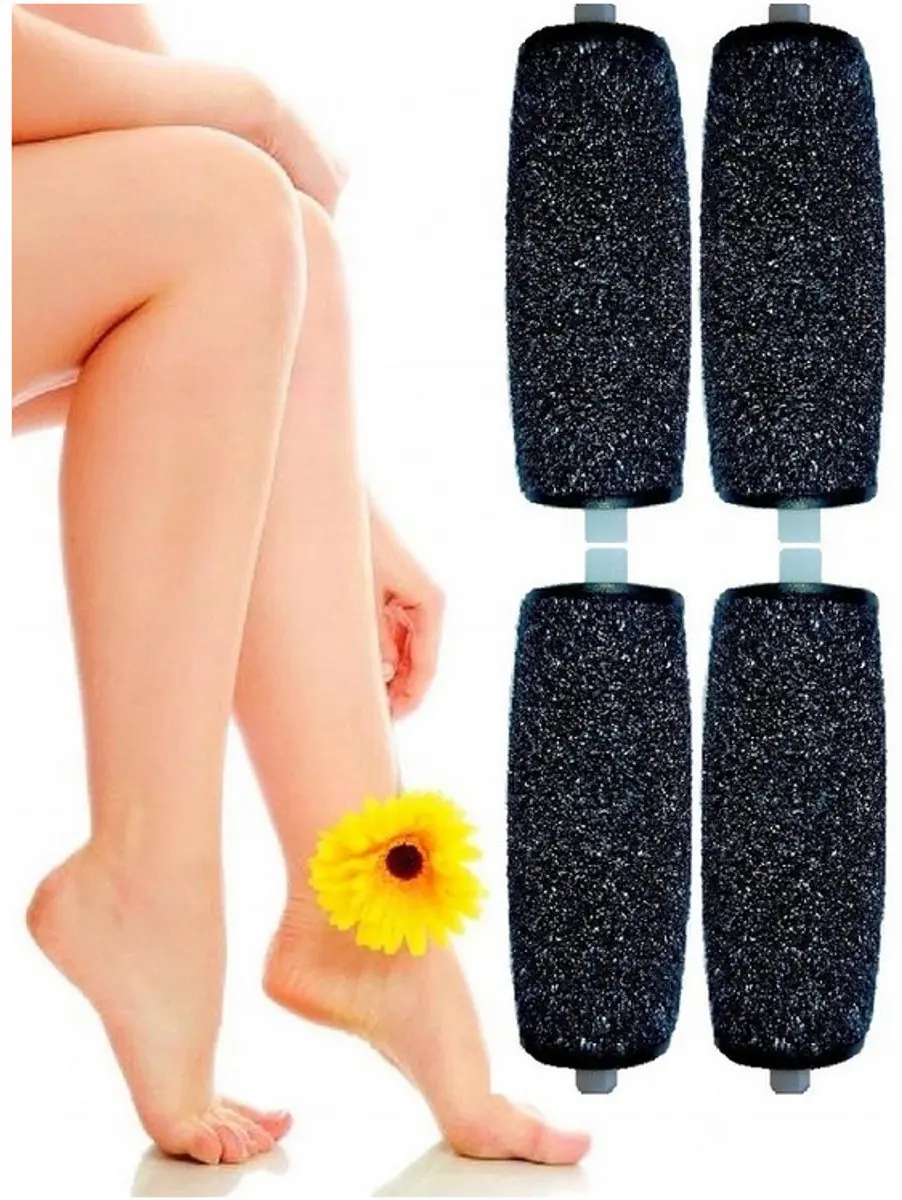 Scholl Velvet Smooth Wet&Dry Roller Opzetstukken - 4 Stuks - afbeelding 4 van 4