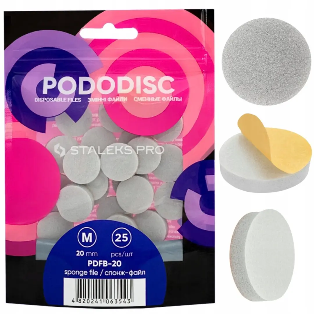 STALEKS Pododisc M Vervangbare Polijstschijven - 50 Stuks