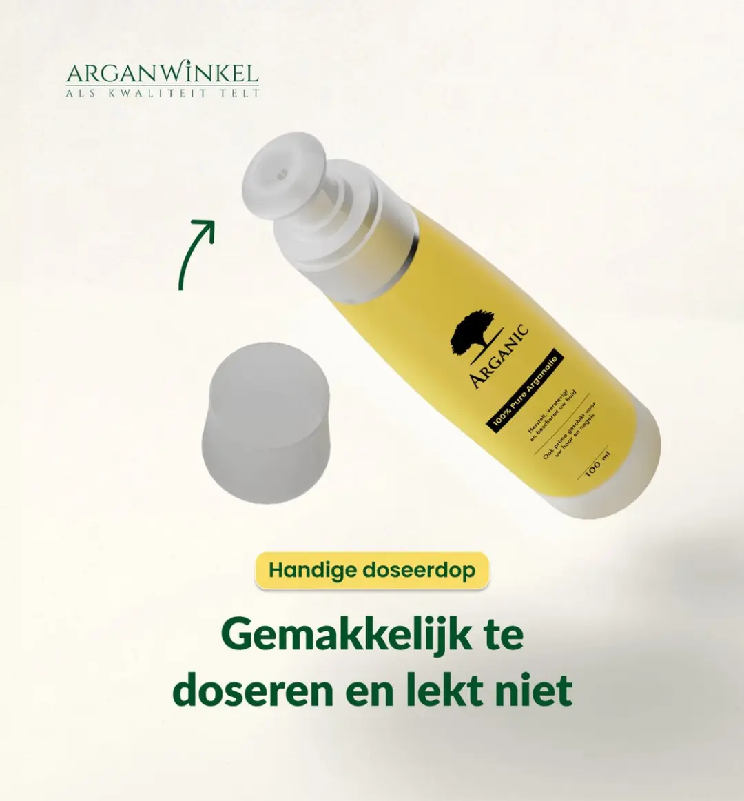 Arganic Premium Arganolie 100ml - Biologisch & EcoCert