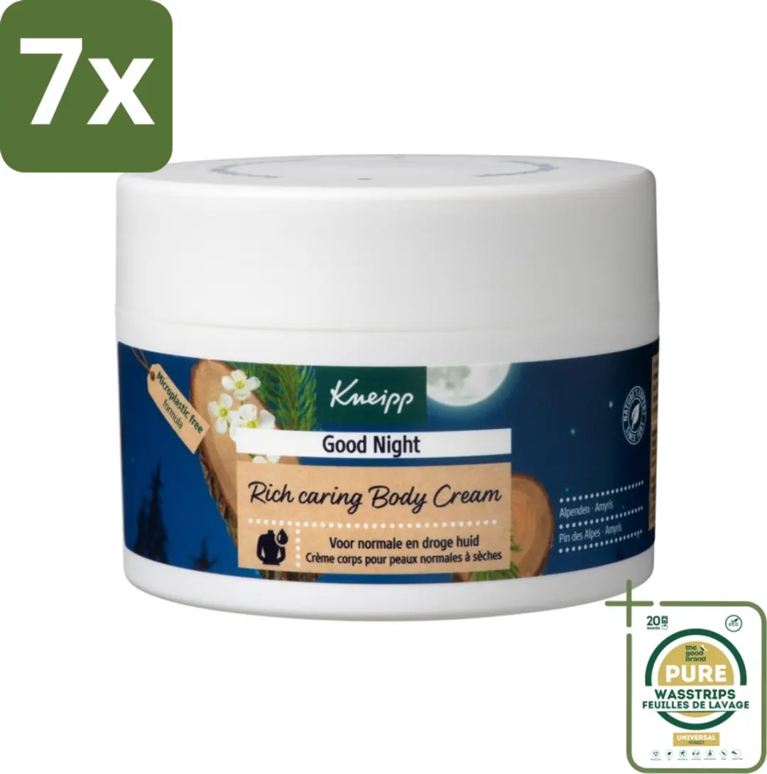 Kneipp Good Night Bodycrème 1400ml - 7 Stuks