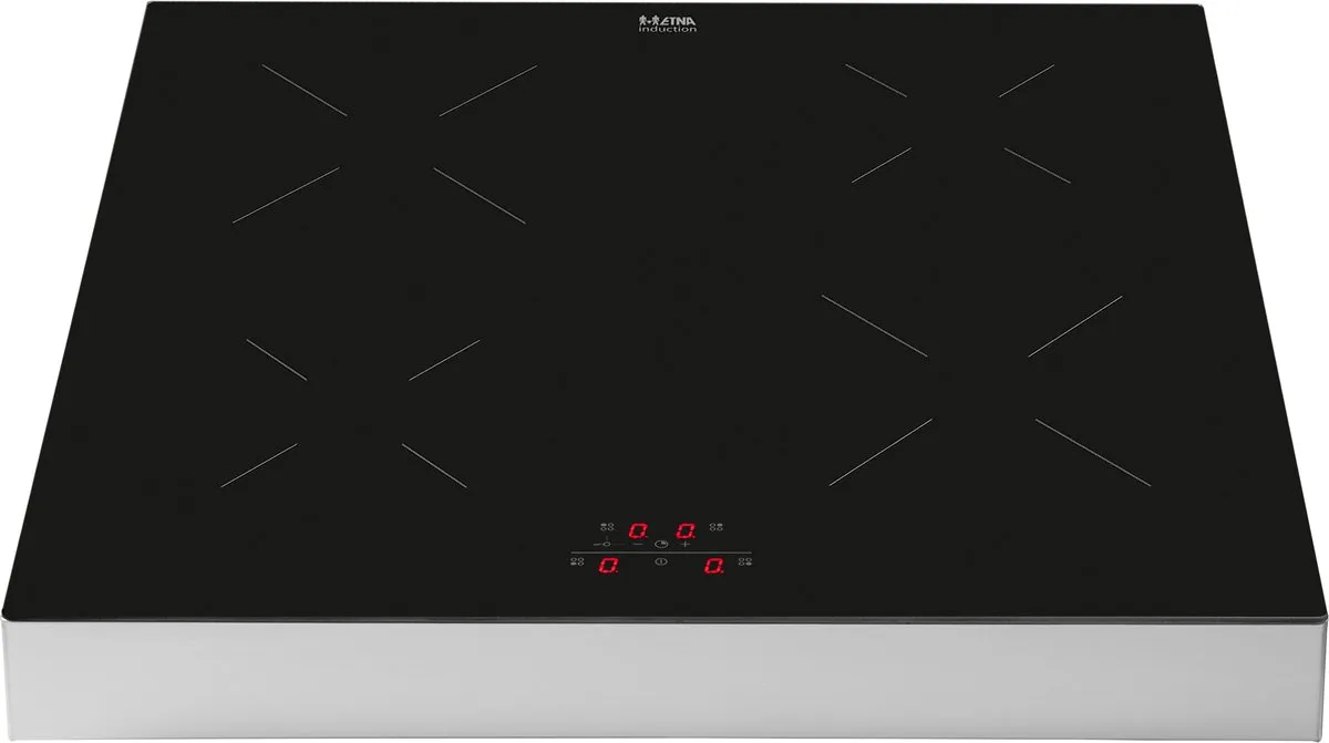 ETNA KIV354RVS - Vrijstaande elektrische kookplaat - Zwart