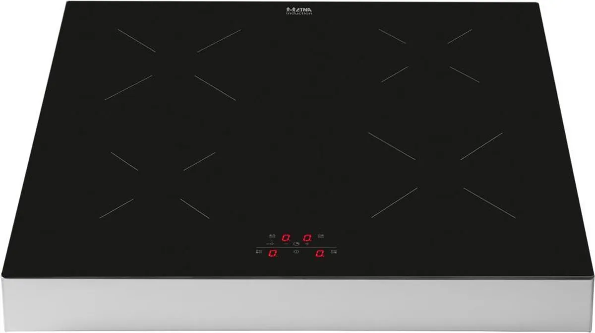 ETNA KIV354RVS - Vrijstaande elektrische kookplaat - Zwart