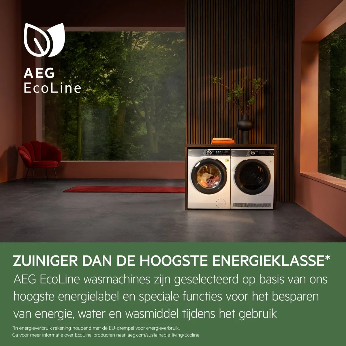 AEG EcoLine 7000 LR7604HC4 Wasmachine 10kg - Wit