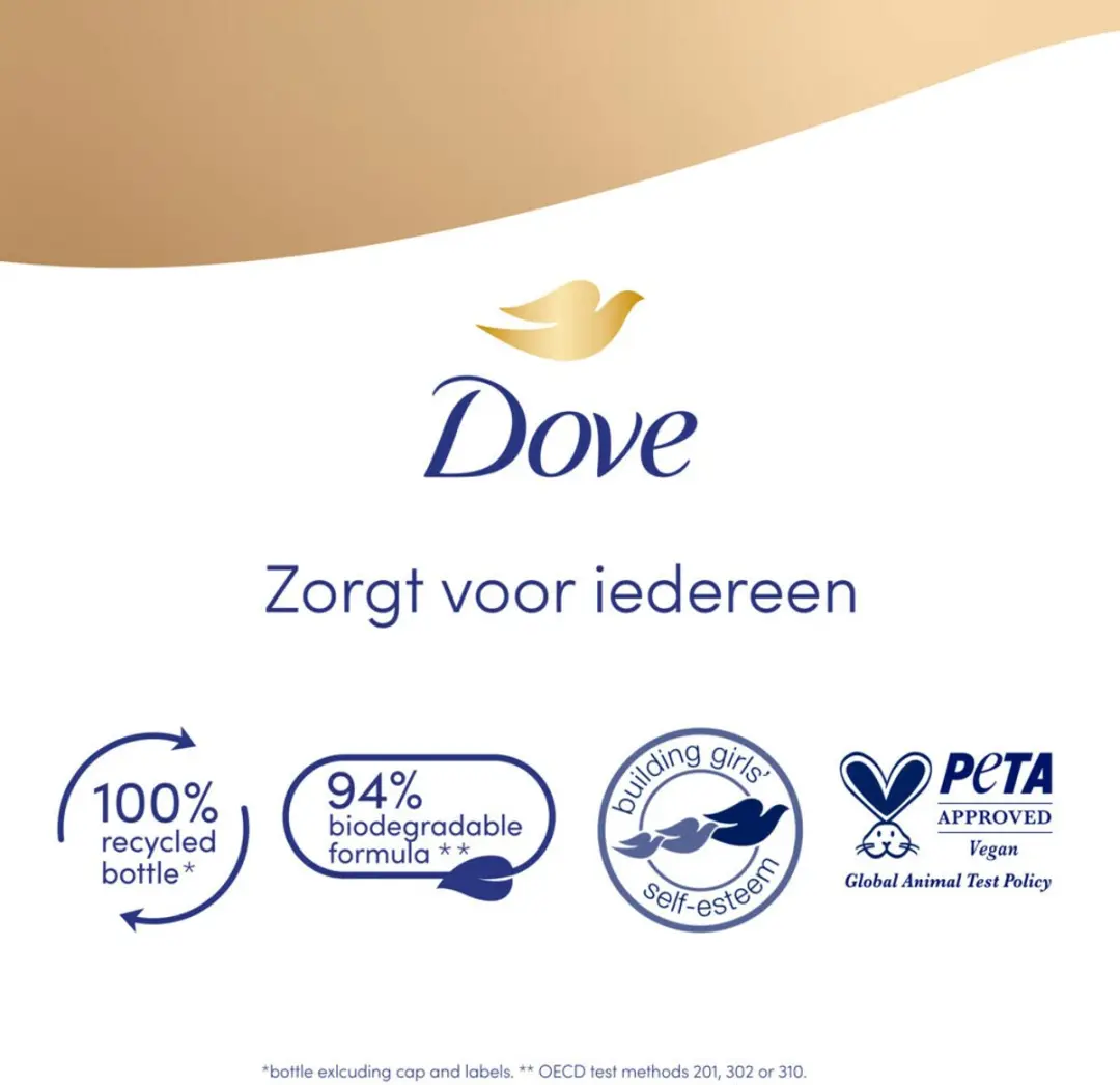 Dove Nourishing Silk Douchecrème 400ml - 24 Stuks