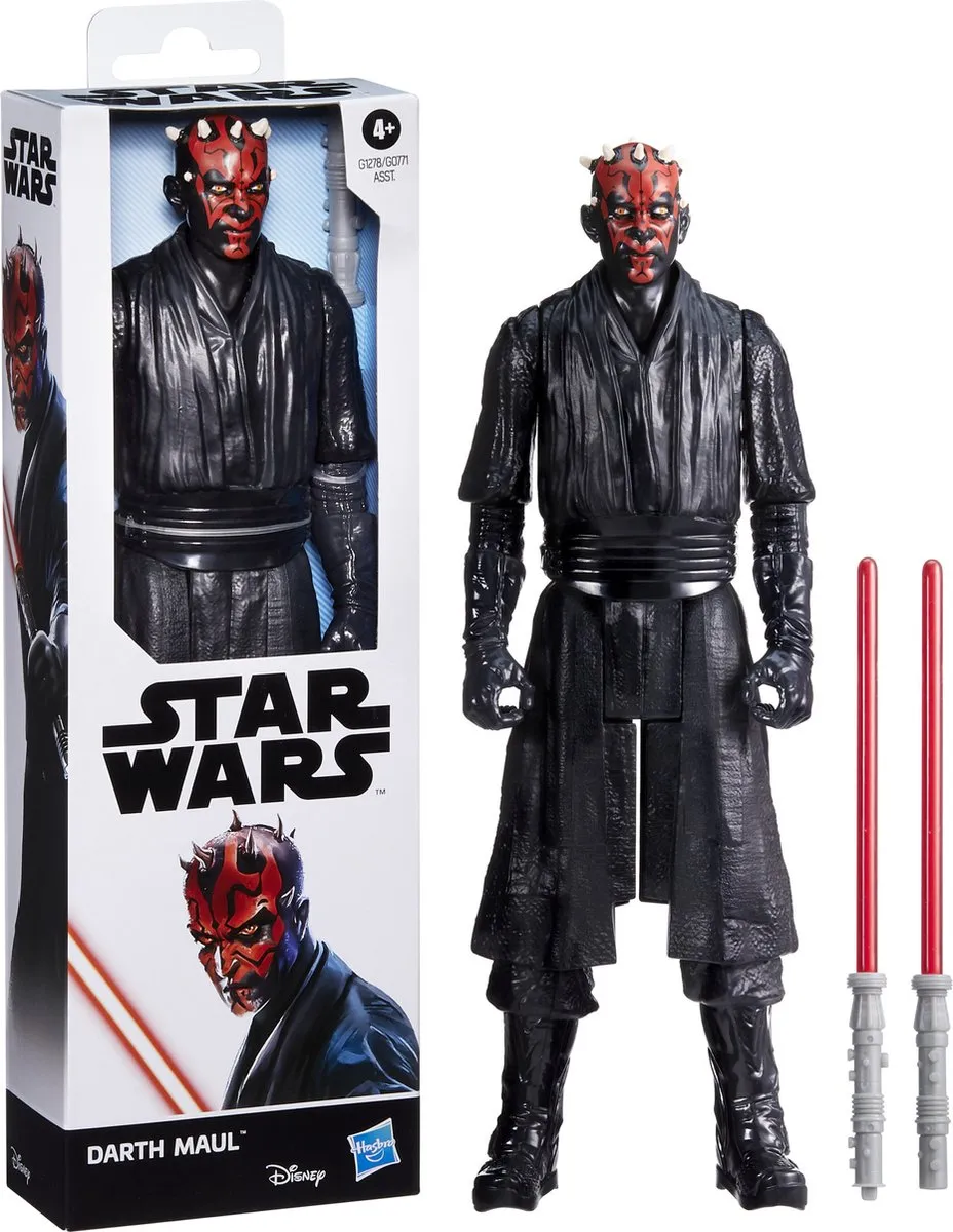 Hasbro Star Wars Titan Hero Series Darth Maul Actiefiguur 30cm - Multikleur