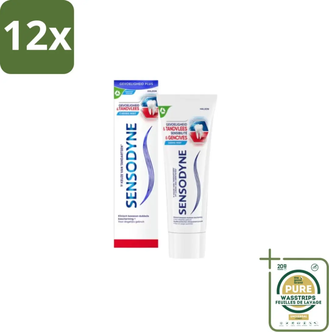 Sensodyne Tandpasta Gevoelige Tanden 75ml - 12 Stuks