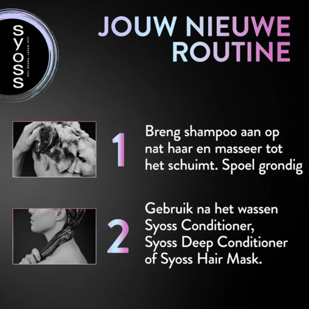 SYOSS Plex Shampoo Langdurige Styling 440ml - 20 Stuks