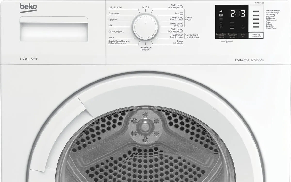 Beko DF7332TX0 Warmtepompdroger 7kg - Wit