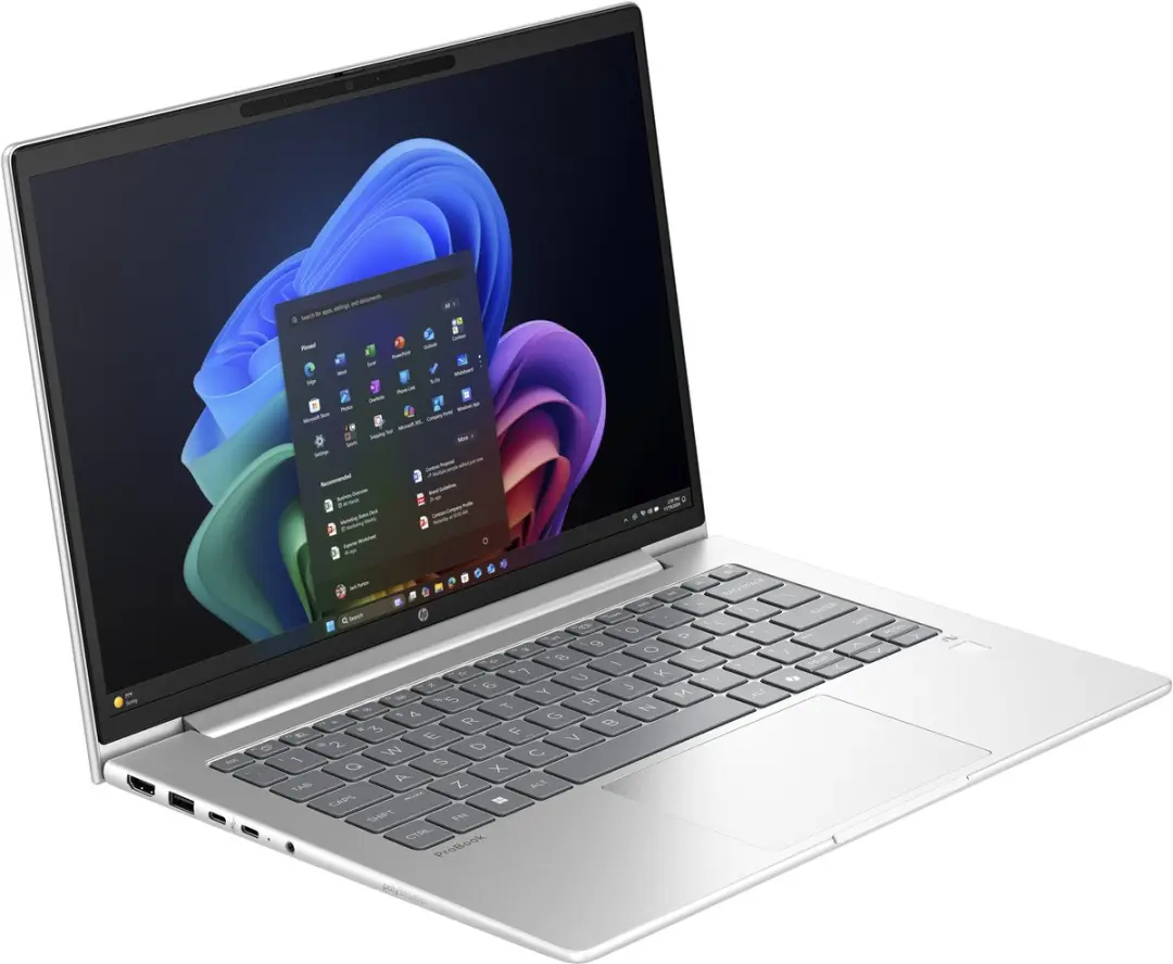 HP ProBook 4 G1q Snapdragon X1-26-100 Laptop 14" WUXGA - 32GB 512GB SSD - Zilver