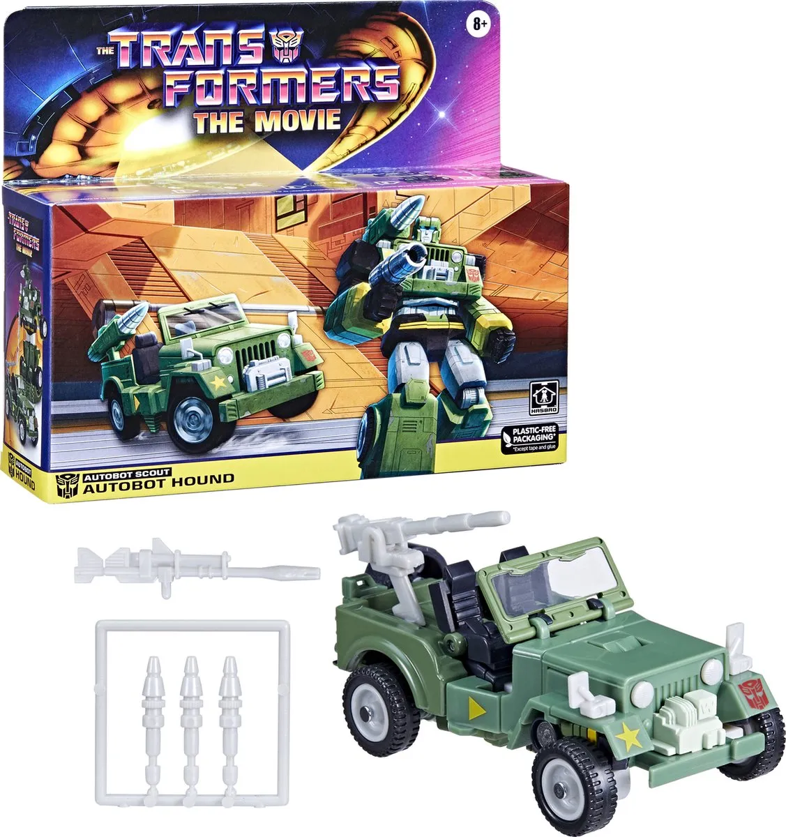 Hasbro Transformers G1 Autobot Hound F69445L0 - Actiefiguur 14cm - Multicolours - afbeelding 2 van 6