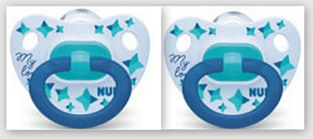NUK Classic My Love Siliconen Fopspenen Set - 3 Stuks - Blauw