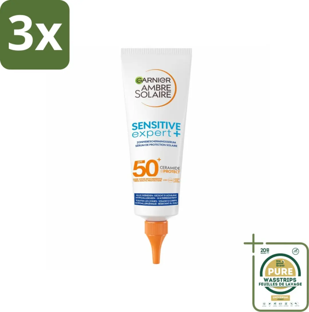 Garnier Ambre Solaire Sensitive Expert SPF50+ Zonnebrandserum 375ml
