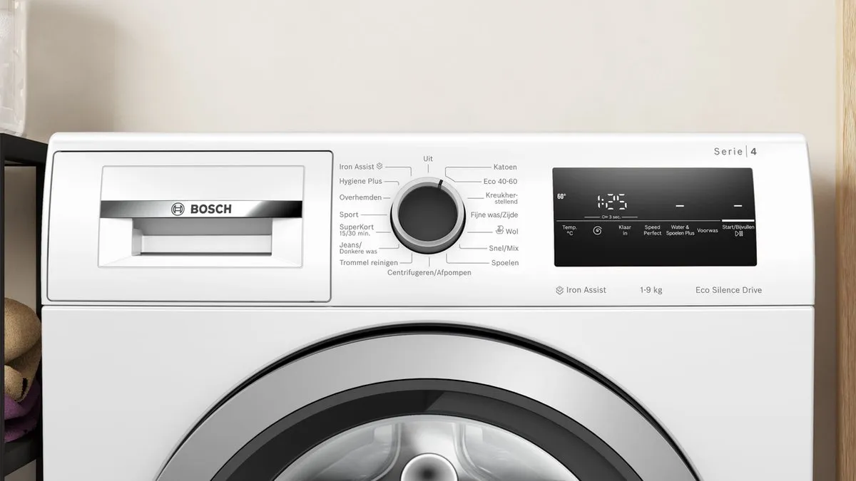 Bosch WAN2827FNL Serie 4 Wasmachine 9kg - 1400rpm - Wit