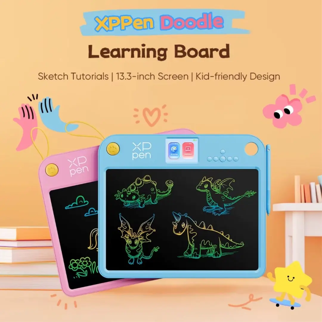 XPPen Deco Fun XS Grafische Tekentablet 5.5 inch - Zwart - afbeelding 6 van 6