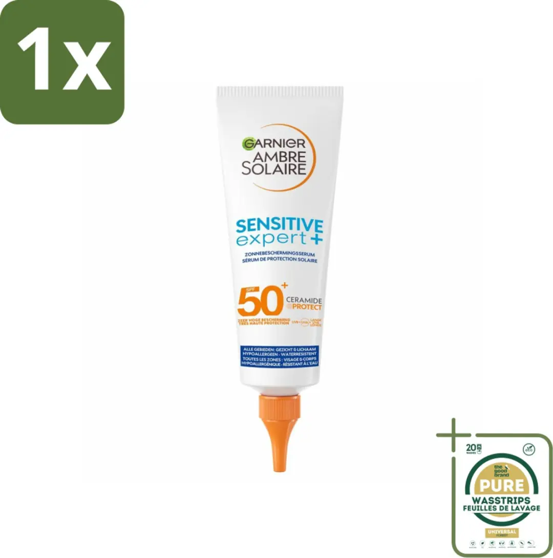 Garnier Ambre Solaire Sensitive Expert Zonnebrandserum SPF 50+ 125ml