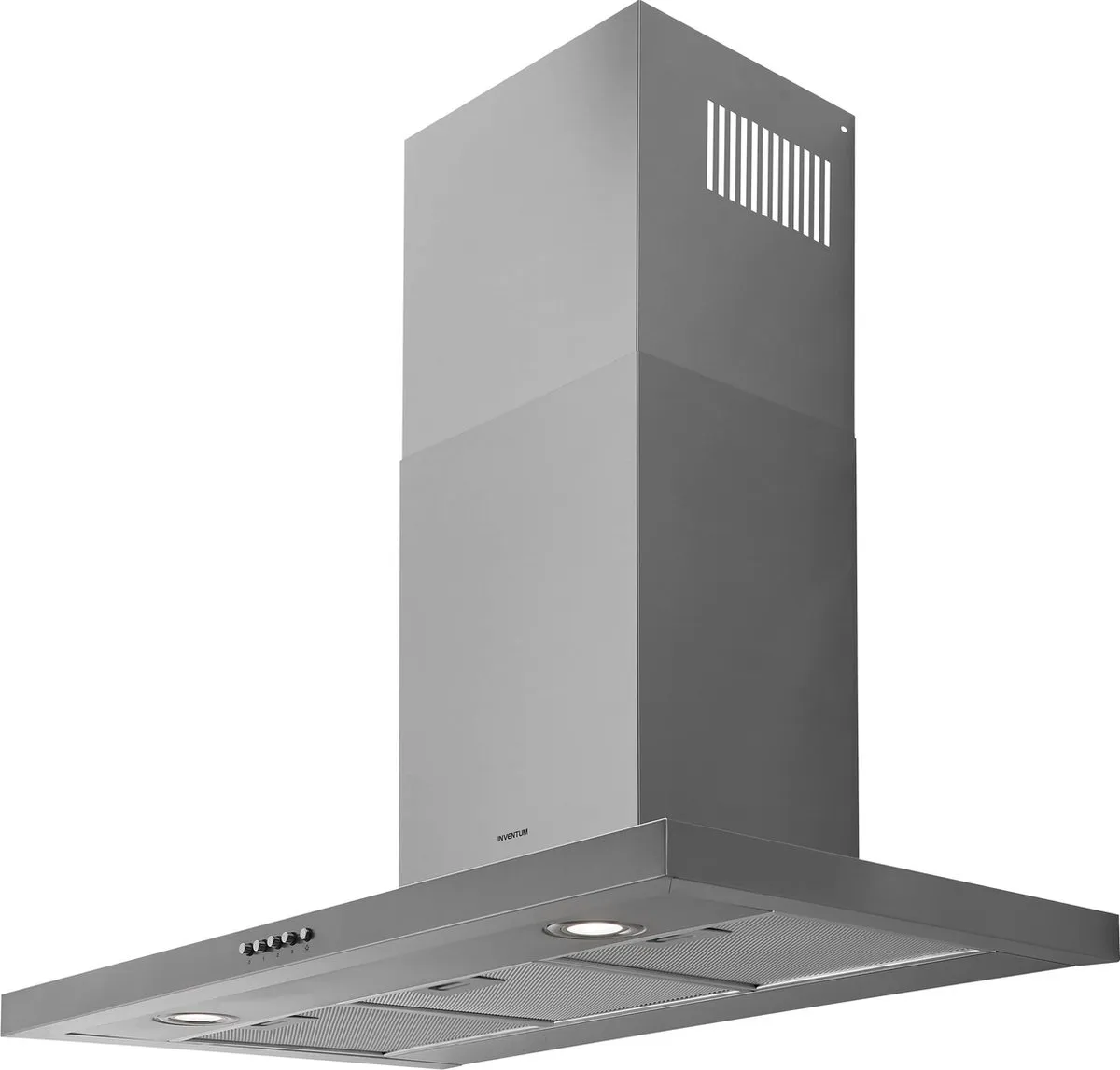 Inventum AKB9005RVS Afzuigkap 90cm - 645 m³/h - 3 standen - RVS