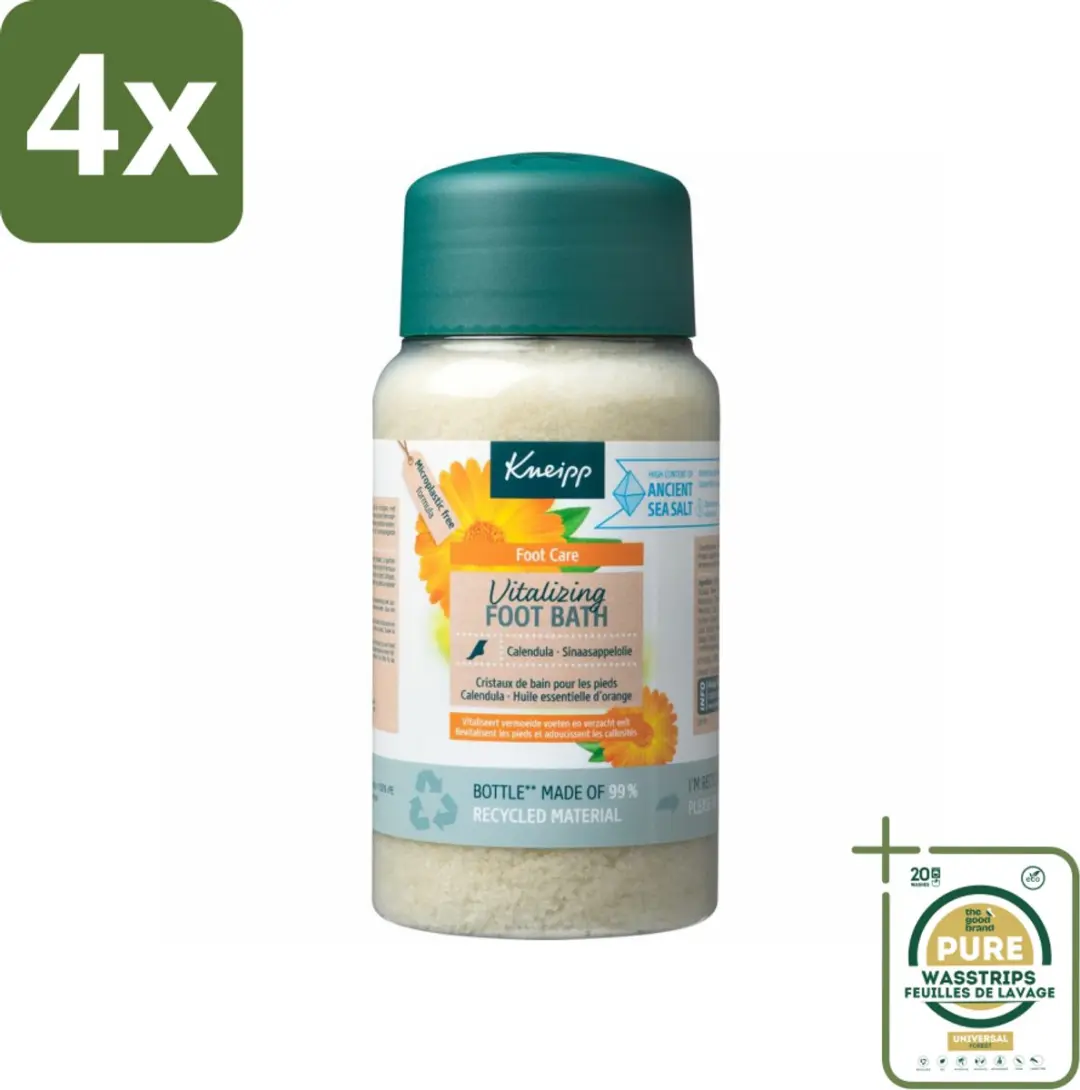 Kneipp Voetbadzout Vitalizing Citrusgeur 600g