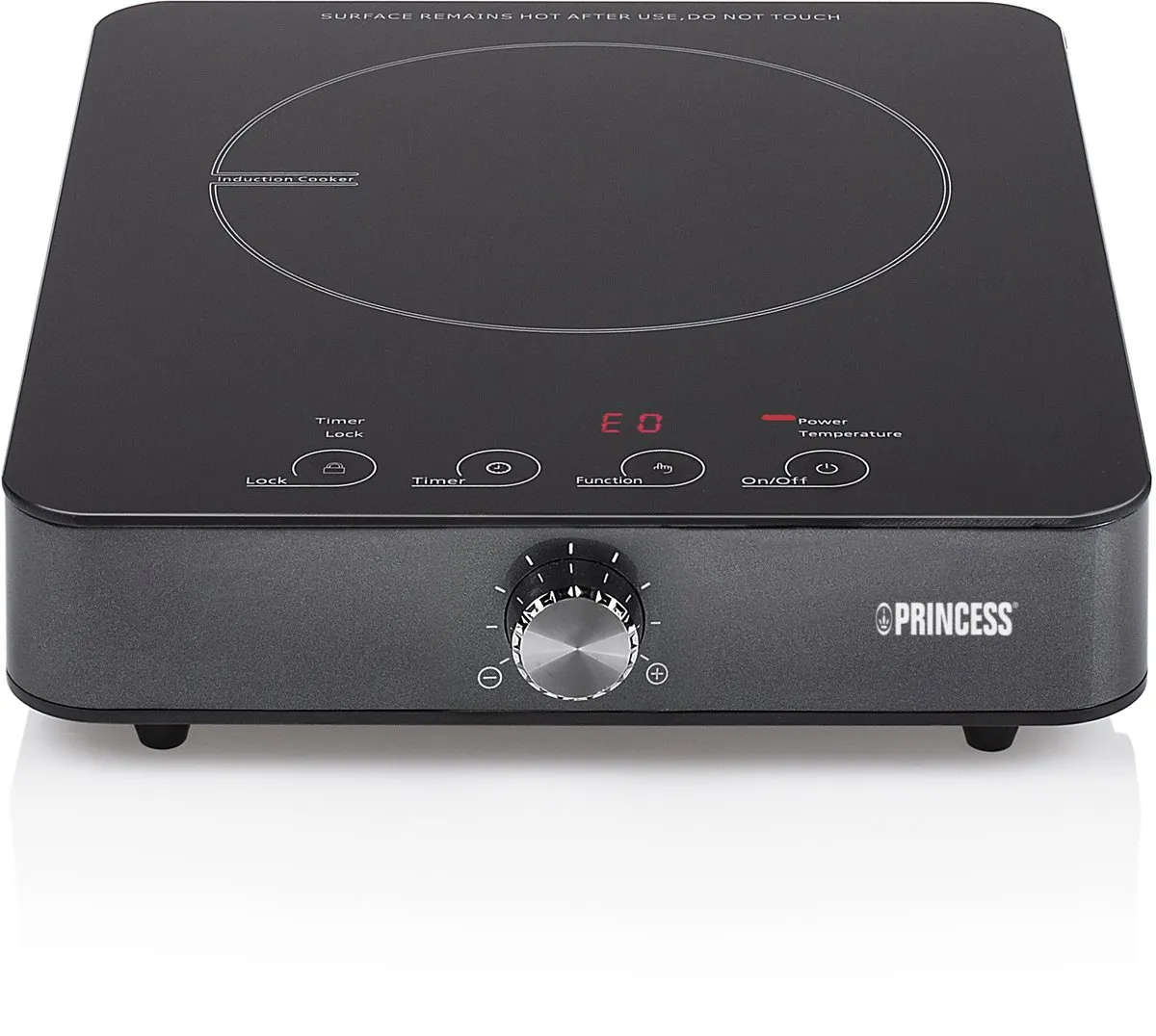 Princess 303010 Inductieplaat 2 Zones 1800W - Zwart