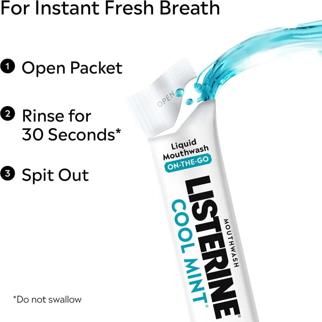 Listerine Cool Mint Mondwater Alcoholvrij - 15x10ml