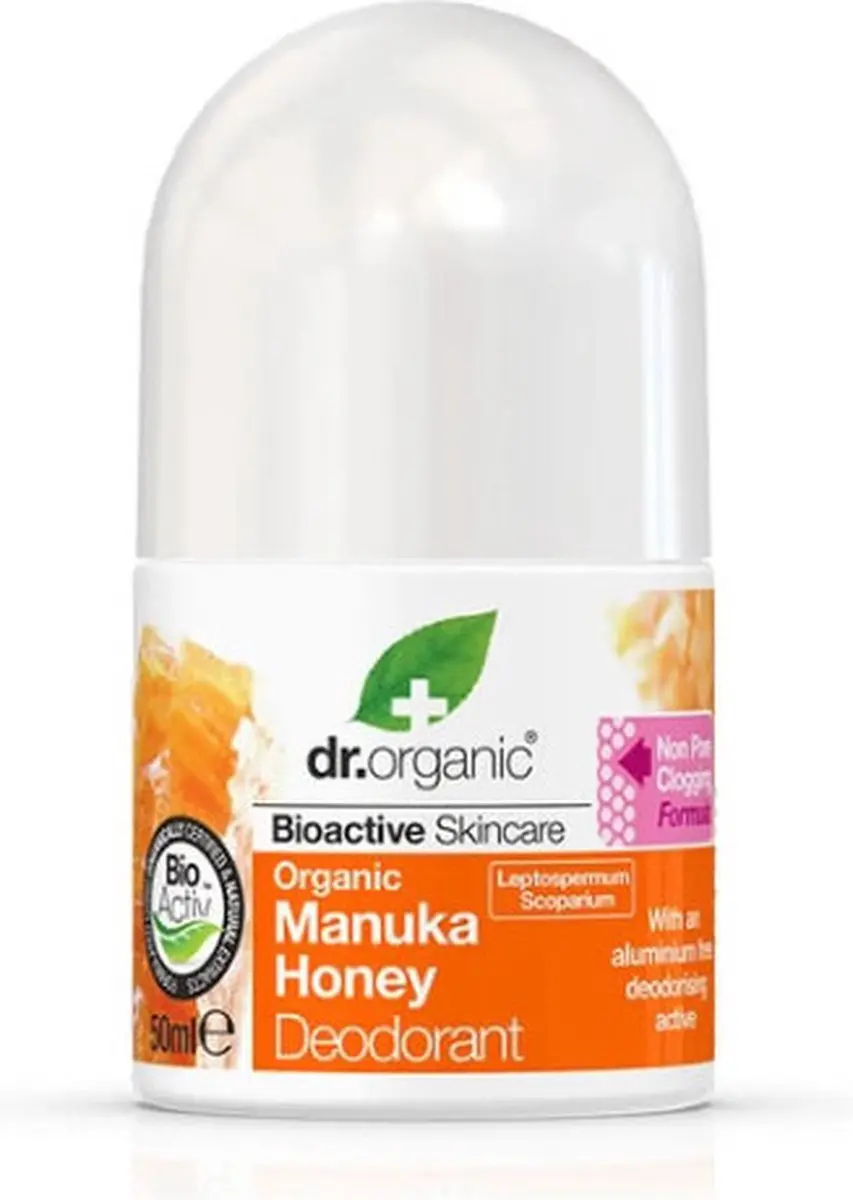 Dr. Organic Manuka Honey Deodorant Roller 50ml