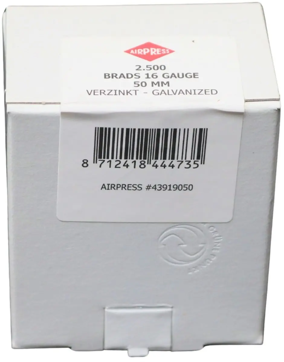 Airpress Brads 50mm - 4000 Stuks