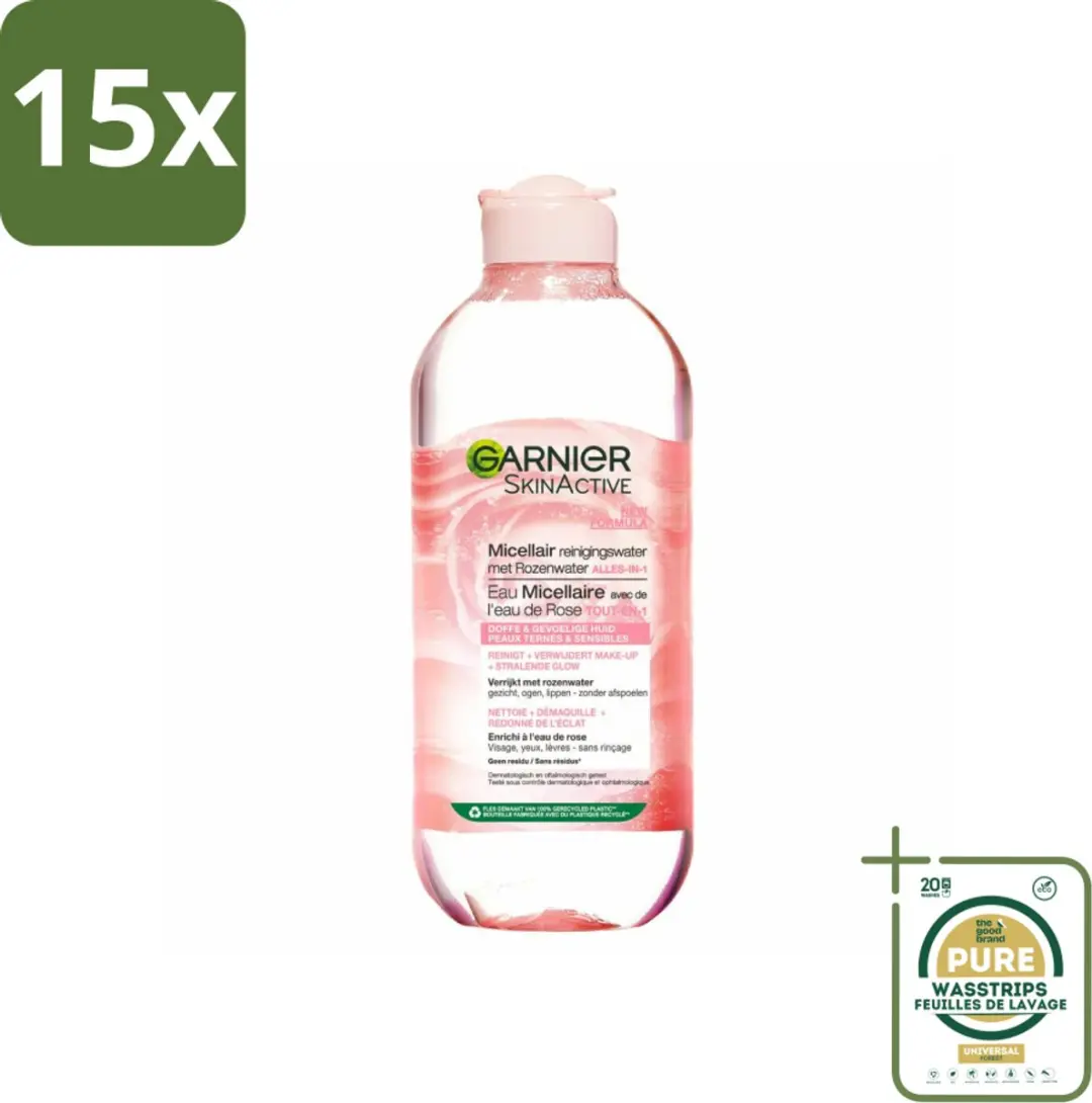 Garnier SkinActive Micellair Reinigingswater Rozenwater 400ml