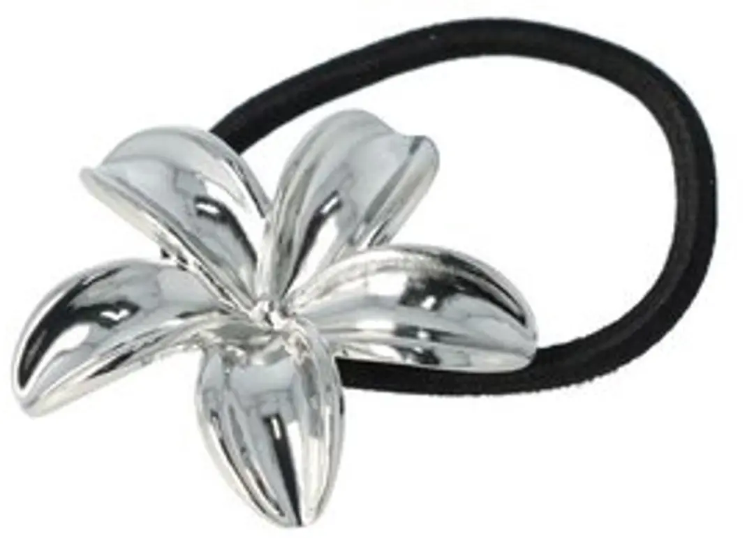 Haarsoires Cuff Haarelastiek 5cm - Zwart/Goud