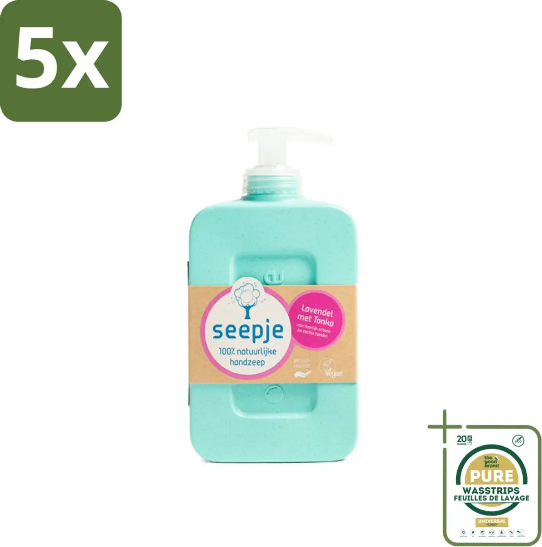 Seepje Handzeep Lavendel met Tonka 1500ml