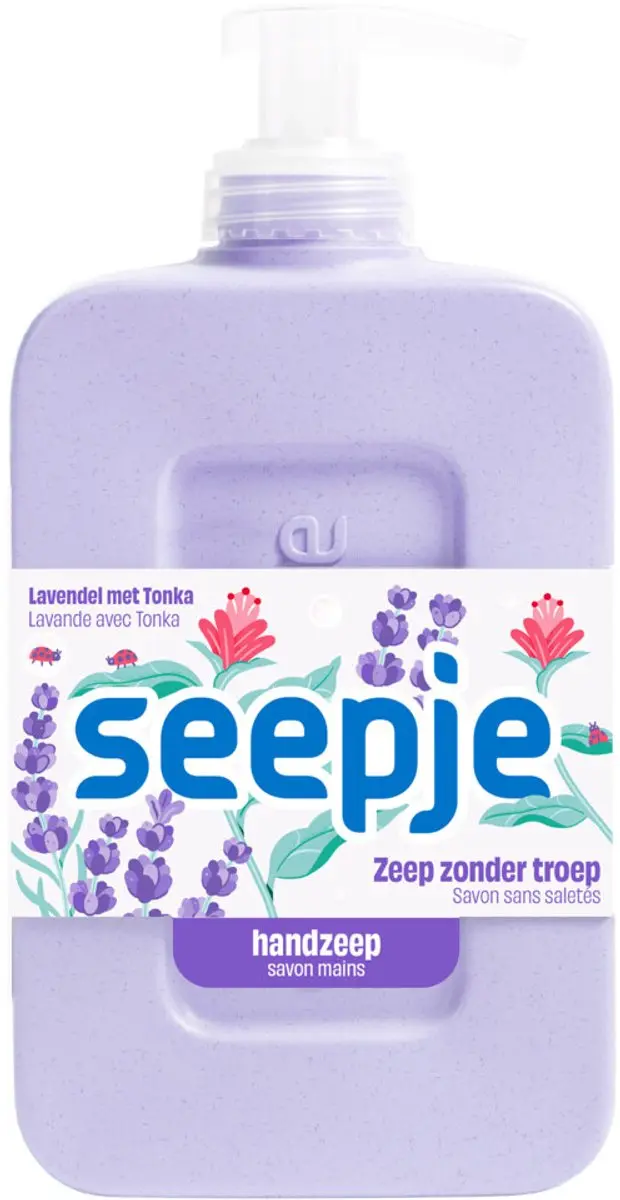 Seepje Handzeep Lavendel met Tonka 1500ml - 5x300ml