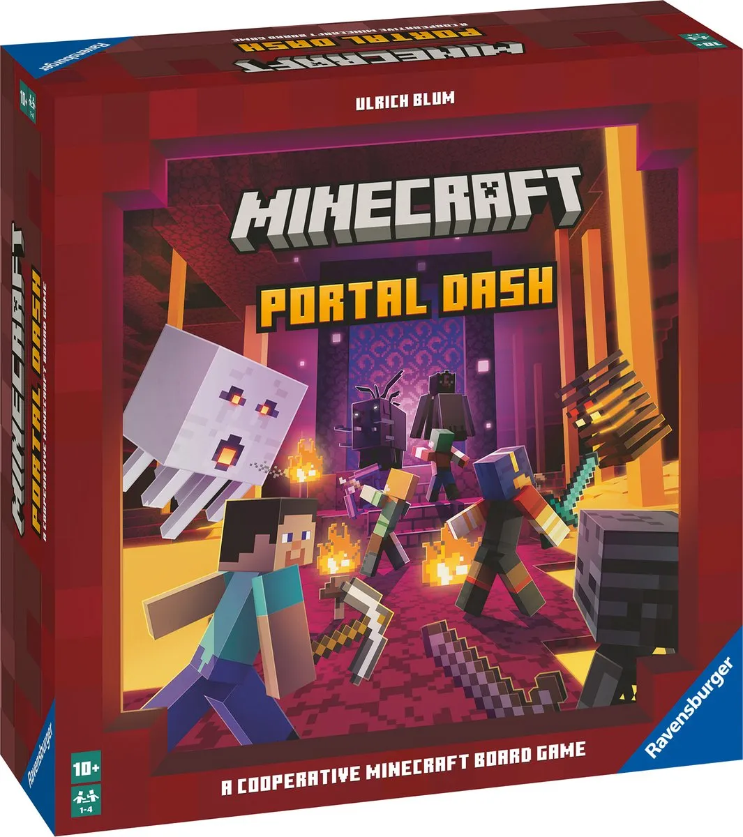 Ravensburger Minecraft Portal Dash Bordspel - 4 Spelers