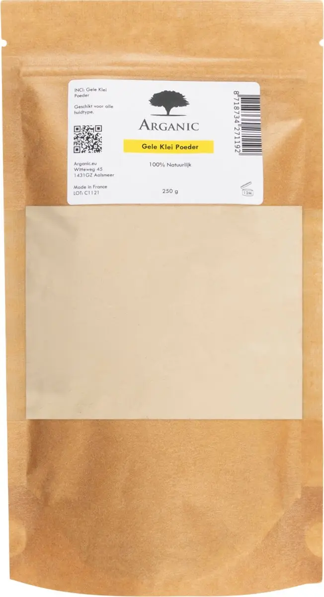 Arganic Gele Kleipoeder 250g