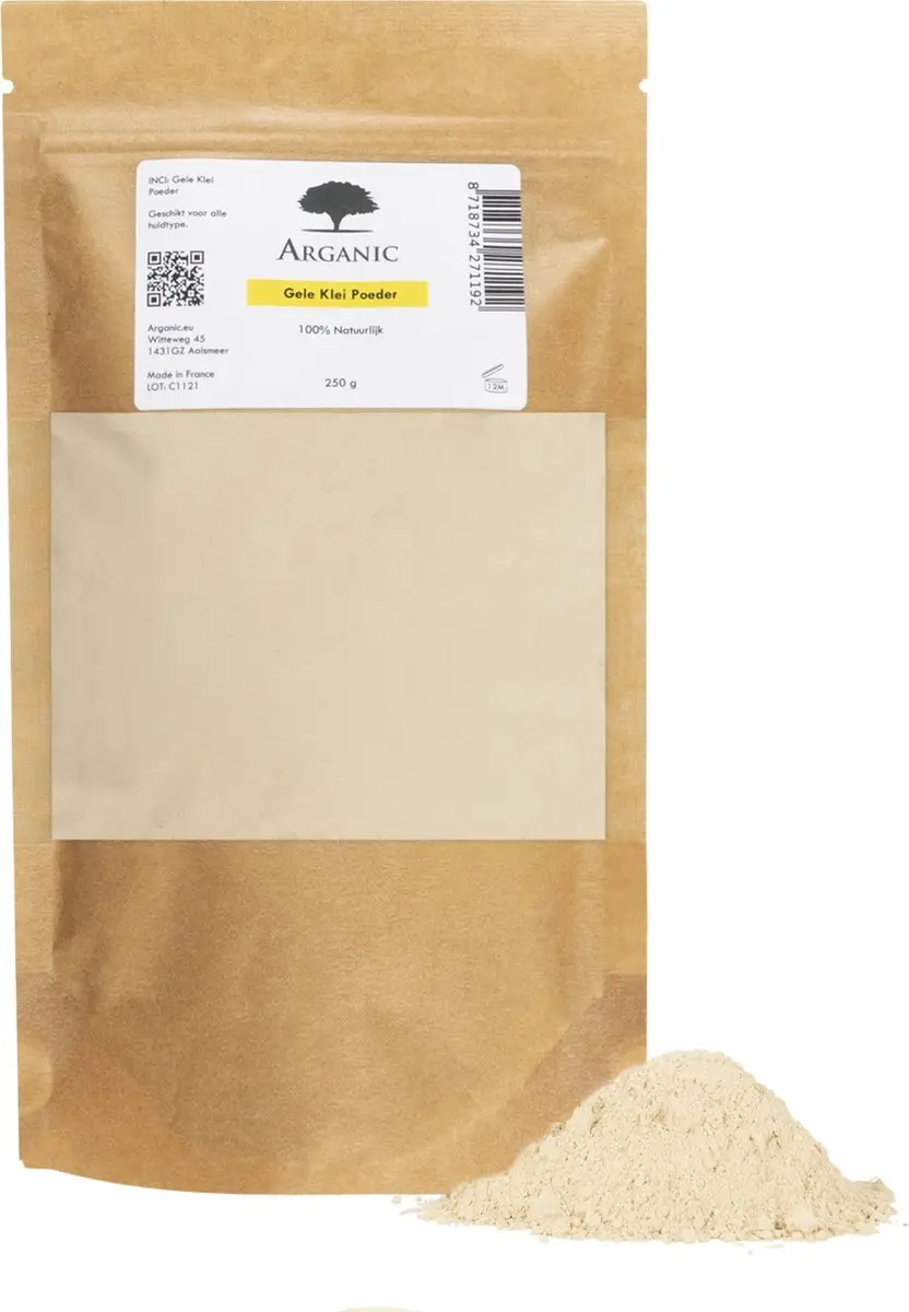 Arganic Gele Kleipoeder 250g