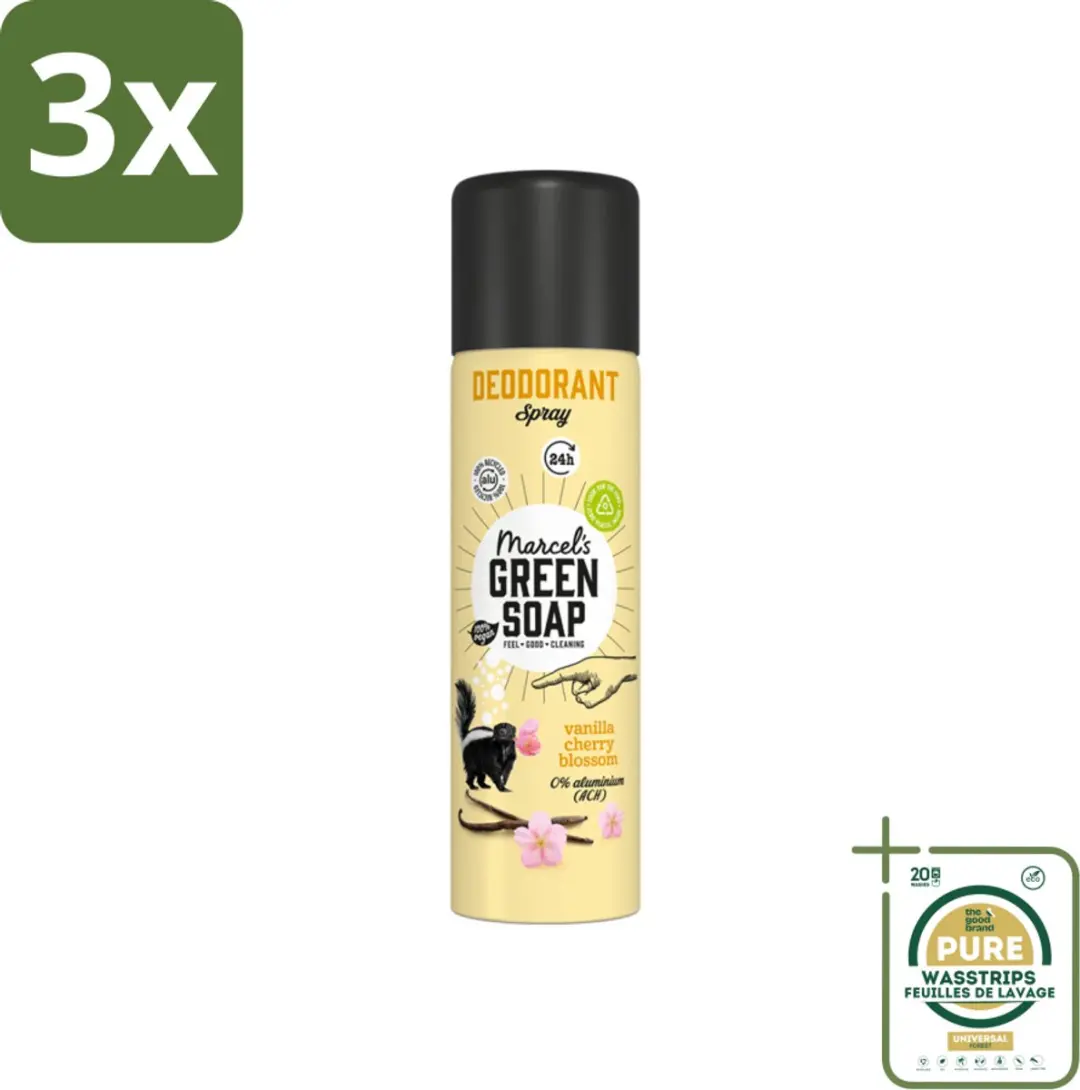 Marcel's Green Soap Deodorant Spray Vanilla & Cherryblossom 450ml