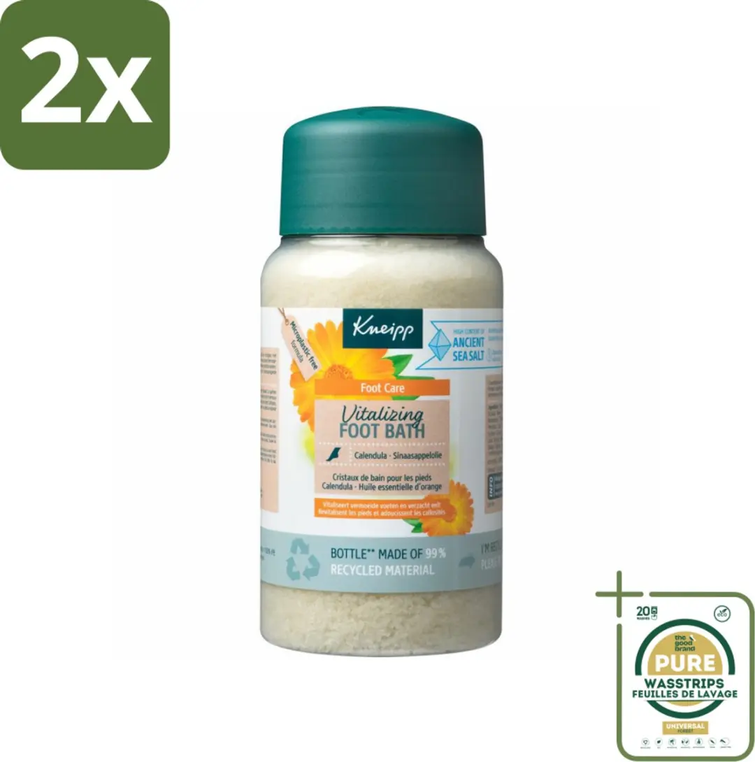 Kneipp Voetbadzout Vitalizing Citrusgeur 600g