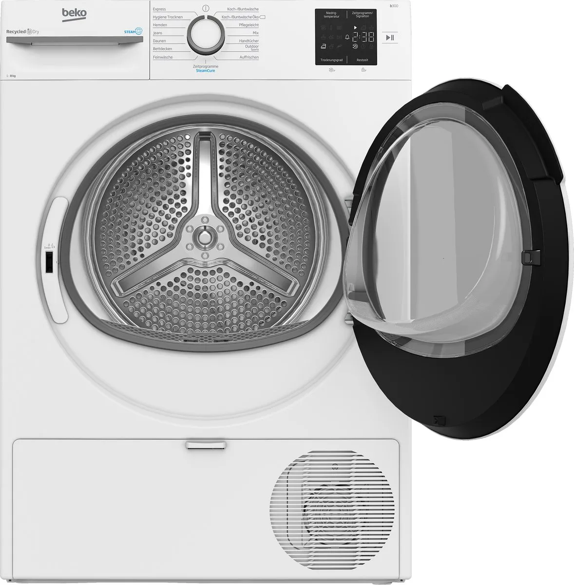 Beko BM3T3829W Vrijstaande Warmtepompdroger 8 kg - Wit